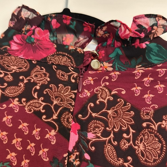 Julia Jordan Floral Midi Dress - Size 2 - Picture 8 of 9